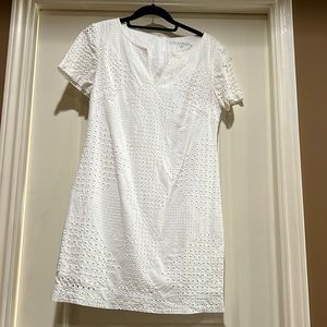 White eyelet Trina Turk dress